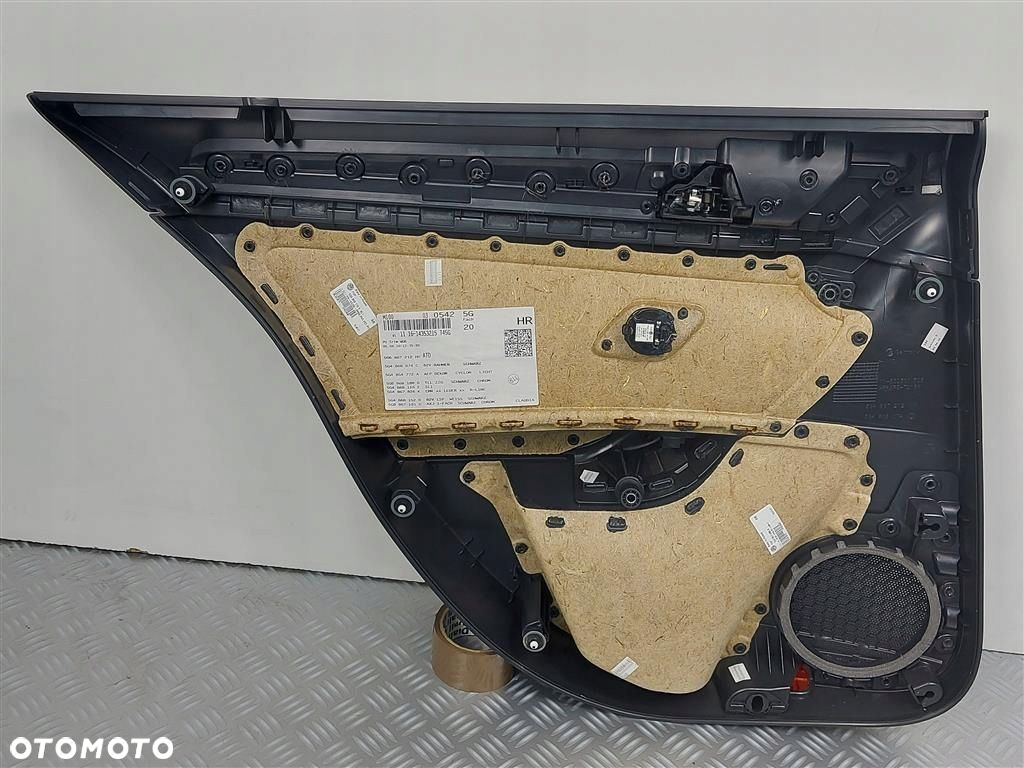Tapicerka drzwi tył prawa VW Golf VII SKÓRA 5G4867212 5G4868074C 12-17R - 3