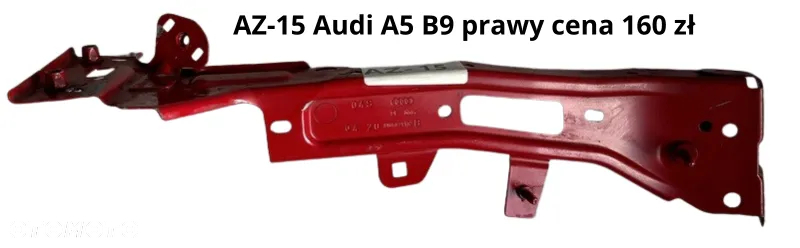 Audi Q7 2 LIFT 4M0 Wspornik mocowanie błotnika przód lewy 4M0821137B /  Audi A6 C7 4G0805816 prawy wspornik błotnika / Wspornik błotnika przedniego Audi A5 B9  8W6821132B - 2