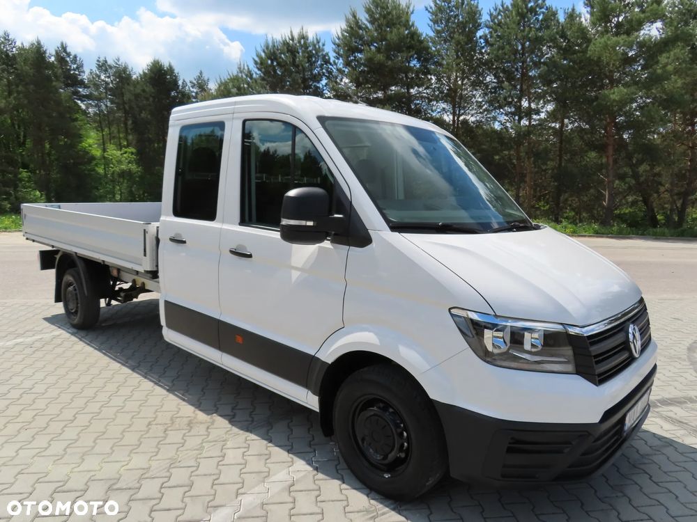 Volkswagen Crafter 35 TDI 2.0 140 KM Doka Brygadowy DUBEL MIXTO 7-Mio.Os + 1153 Kg Ład. Skrzynia Otwarta 3513 mm Długa Rozstaw Osi 4490 mm L4 HAK 3000 Kg Udźwig Stan Wizualny I Techniczny JAK NOWY Gotowy Dostępny OKAZJA POLECAM - 9