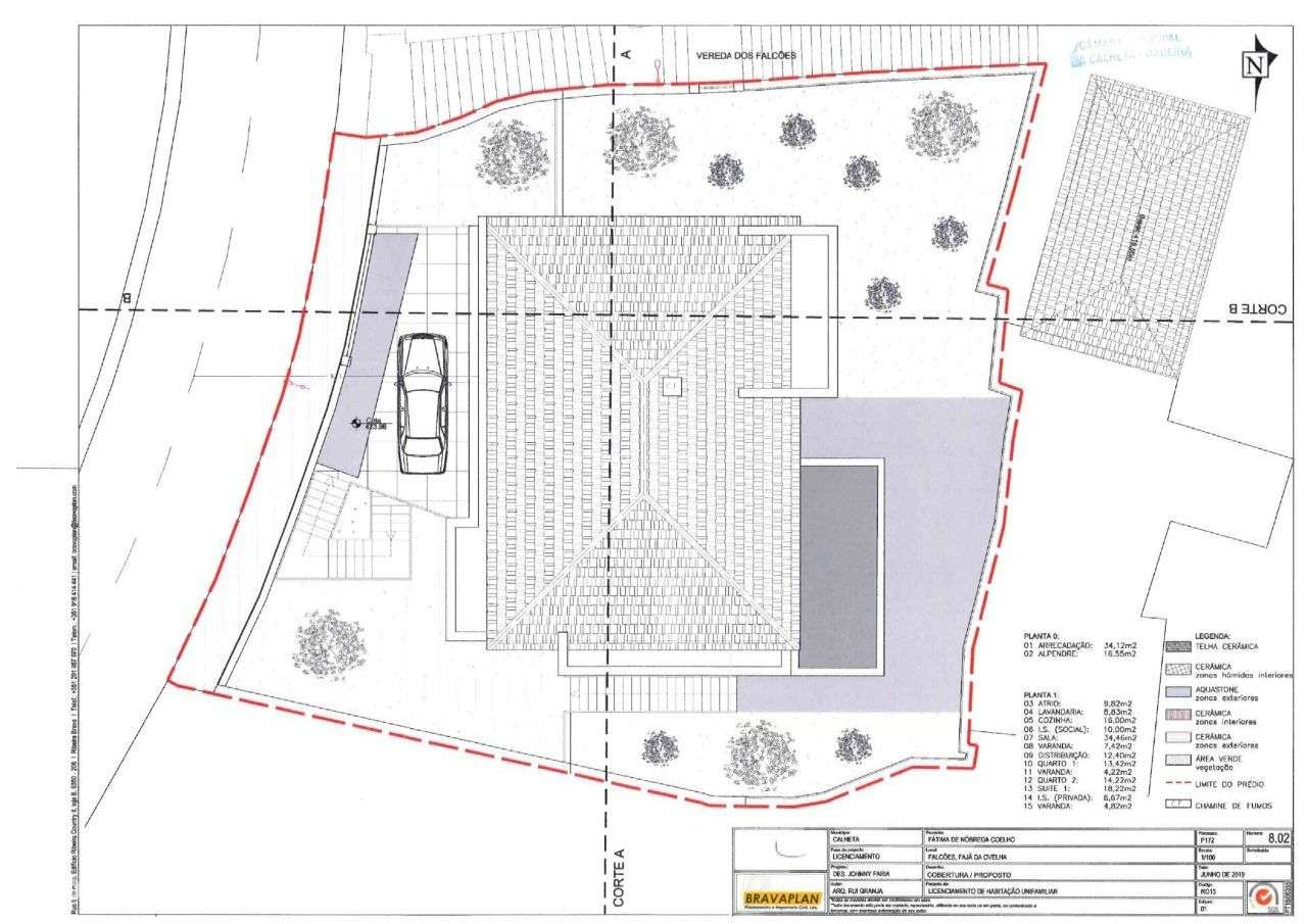 Terreno com Projeto Aprovado para Moradia com Piscina - Fajã da Ovelha - Grande imagem: 3/13