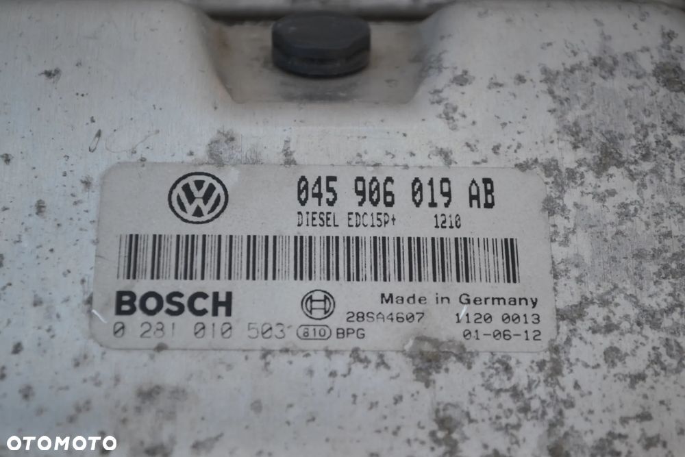 VW AUDI SEAT SKODA 1,4 TDI KOMPUTER STEROWNIK SILNIKA 045906019AB 0281010503 - 2