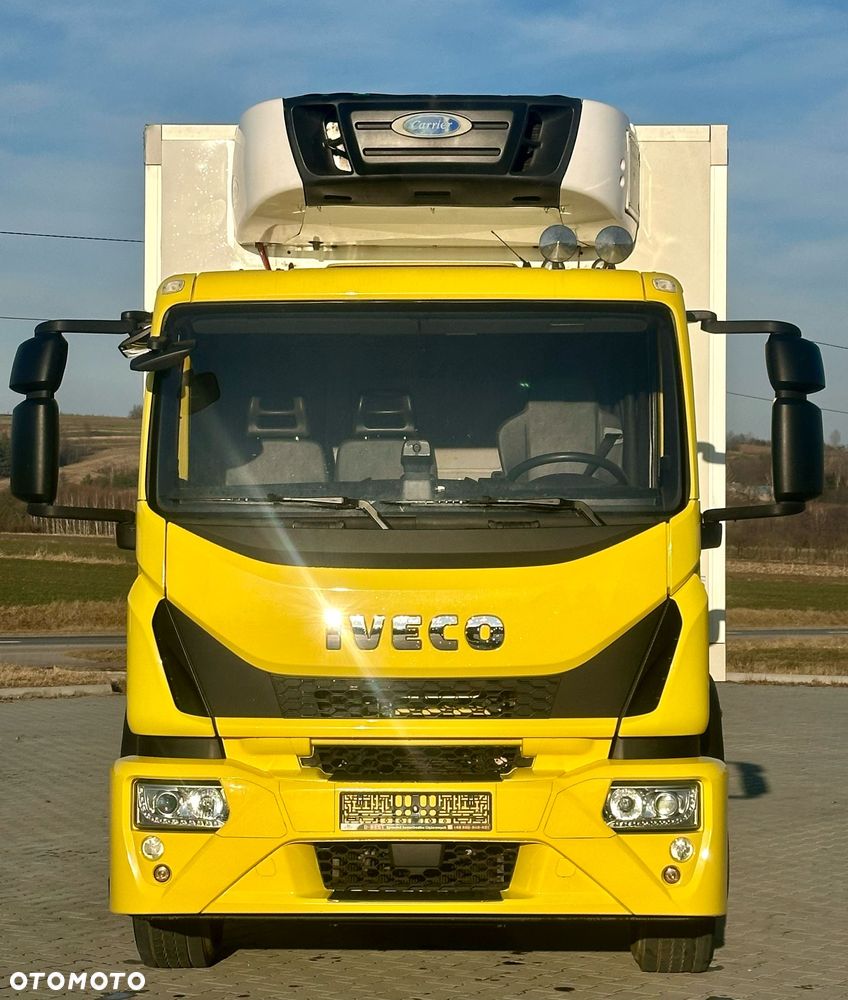 Iveco EUROCARGO 160-280 / CHŁODNIA / 6.1 M DŁUGOŚCI / 15 EUROPALET / AUTOMAT / SYPIALKA / NISKI PRZEBIEG / 16 TON DMC / CARRIER SPALINOWO - ELEKTRYCZNY / 2018 ROK - 7