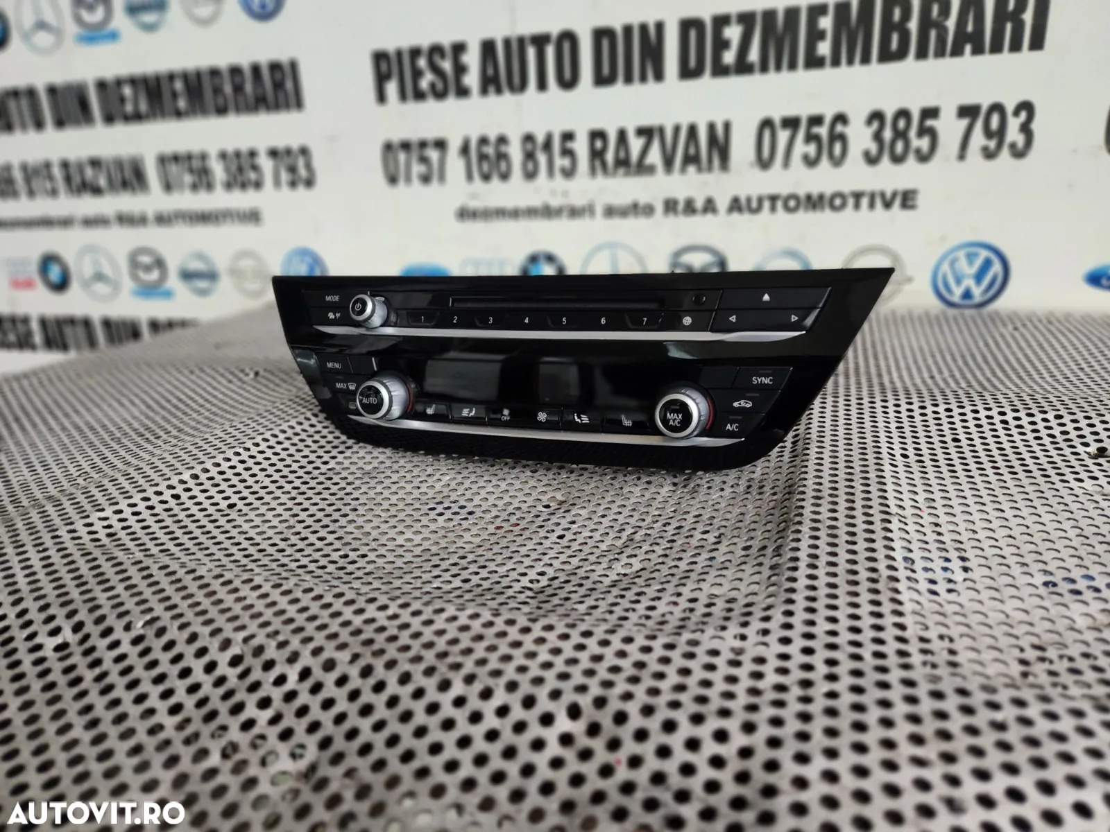 Panou Modul Comenzi Clima Climatronic Radio Cd Navi Bmw X3 X4 G01 G02 Volan Stanga Cod  Dezmembrez - 4