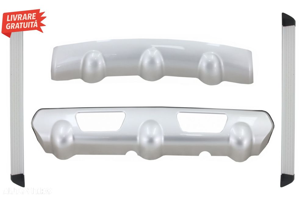 Praguri Trepte Laterale cu Placi de Protectie Nissan X-Trail II T31 Non Facelift (- livrare gratuita - 1