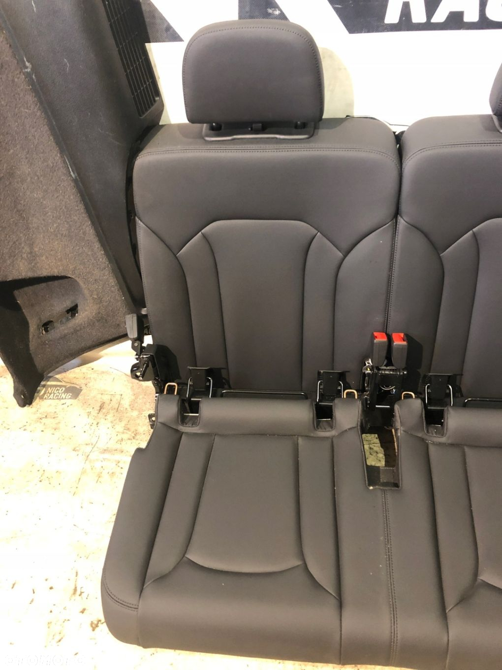 TYLNA KANAPA AUDI Q7 4M 3 RZĄD 7-OSÓB ELEKTRYKA - 4