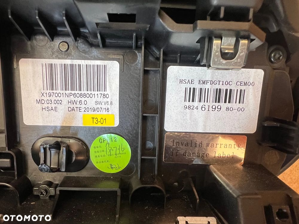 WYŚWIETLACZ NAVI NAWIGACJI PEUGEOT 2008 II 9824619980 - 3