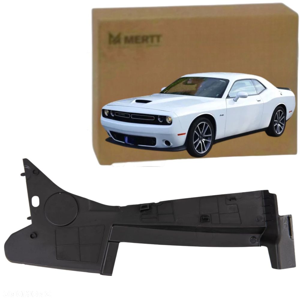 DODGE CHALLENGER 2008- OBUDOWY OSŁONY PASA CHŁODNICY LEWA PRAWA KOMPLET - 4