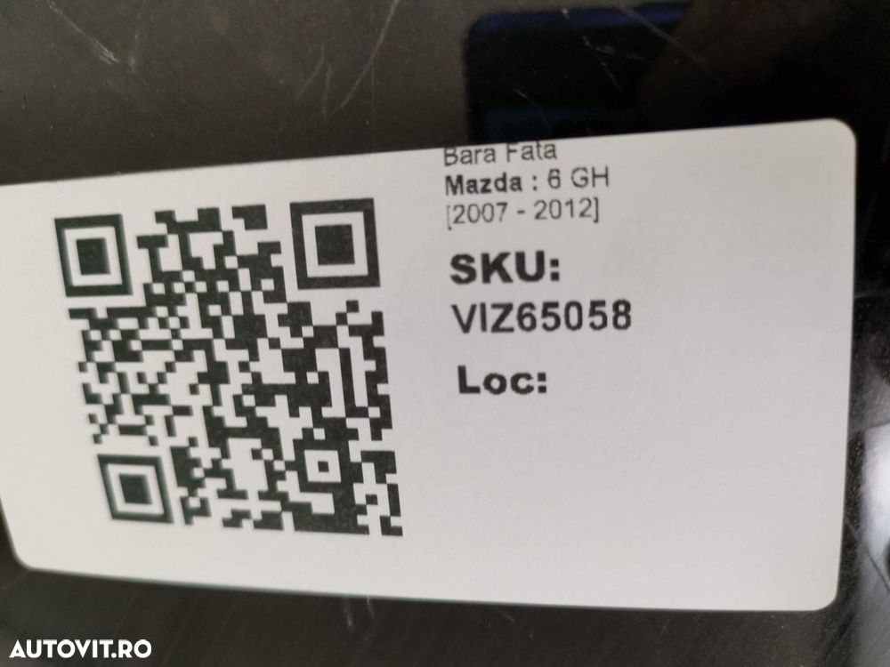 Bara Fata Mazda  6 GH 2007 2008 2009 2010 2011 2012 Originala In Stare - 8