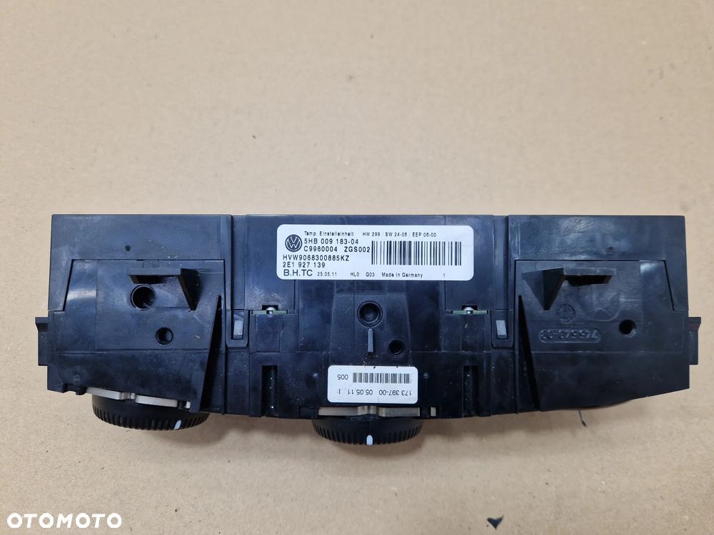 PANEL STEROWANIA NAWIEWU SPRINTER A906 VOLKSWAGEN CRAFTER I LIFT 2E1927139 A9068300885KZ - 2