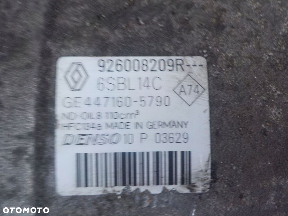 RENAULT SCENIC III SPRĘŻARKA KLIMATYZACJI 926008209R - 2