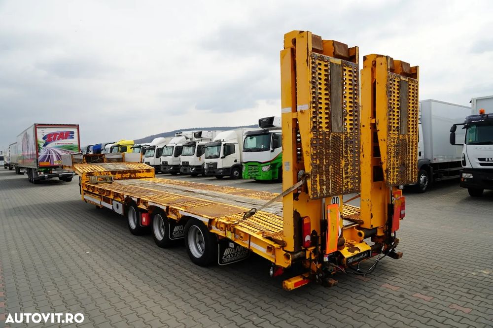 Castera REMORCA AUTO AMC CASTERA / ÎNCĂRCĂTOR JOS / 13,1 M / GAMĂ HIDRAULICĂ / AXĂ DE DIRECȚIE / TROLIU - 5