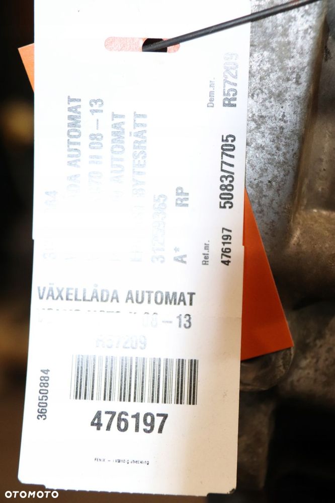 volvo xc70 xc60 2.4 d5 skrzynia automatyczna automat tf-80sc p31259365 - 6
