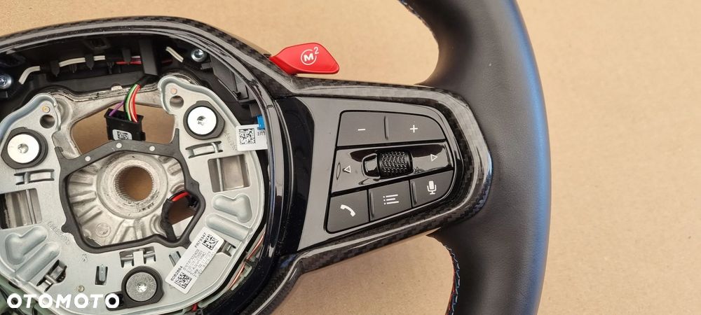 BMW M2 G87 2022- Kierownica Skóra Carbon Łopatki - 7