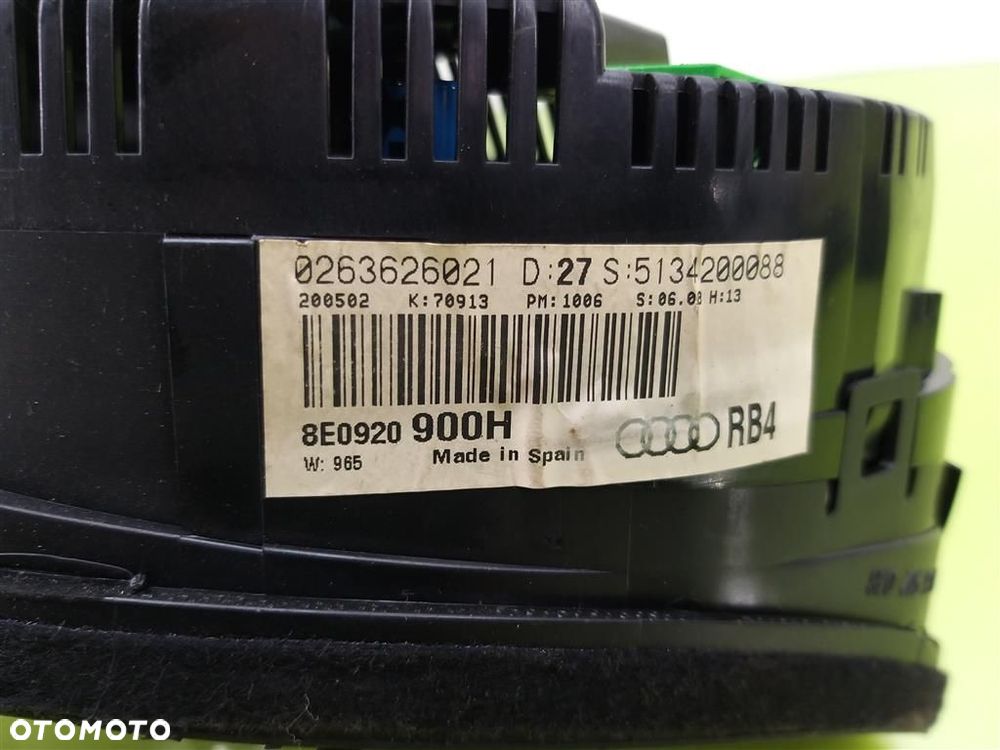 Zestaw odpalający startowy Audi A4 B6 8E 00-04 2.0B 16V 130KM  8E0909557H - 5