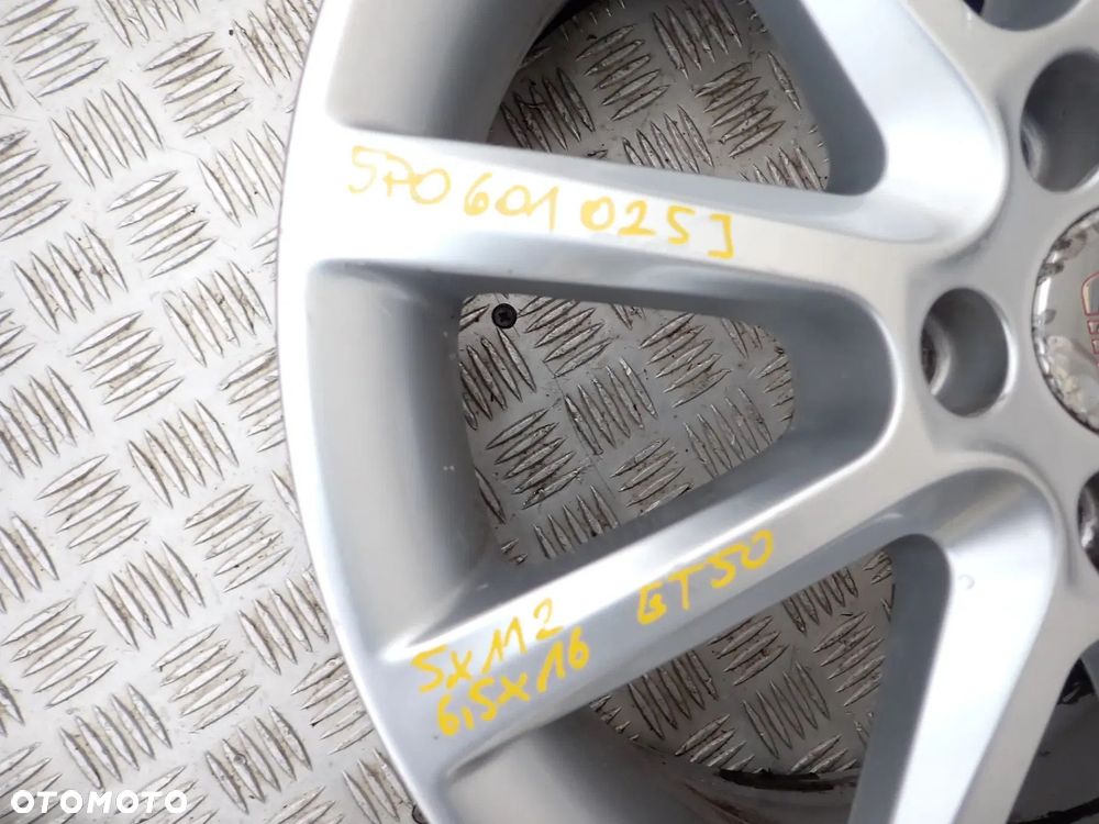 FELGI ALUMINIOWE SEAT LEON II 5X112 6,5X16 ET 50 5P0601025J - 9