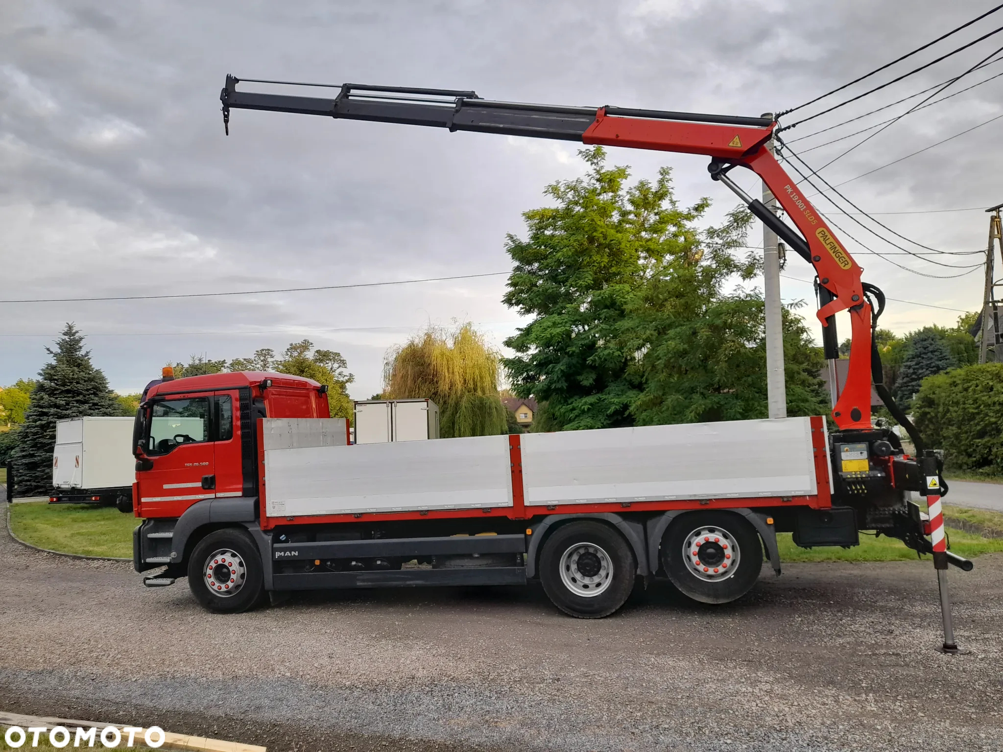 MAN 26-500  6x2 HDS dźwig żuraw PALFINGER składany w ''Z'' Manualna skrzynia biegów !!! OŚ SKRĘTNA PODNOSZONA - Niski przebieg-- - 2
