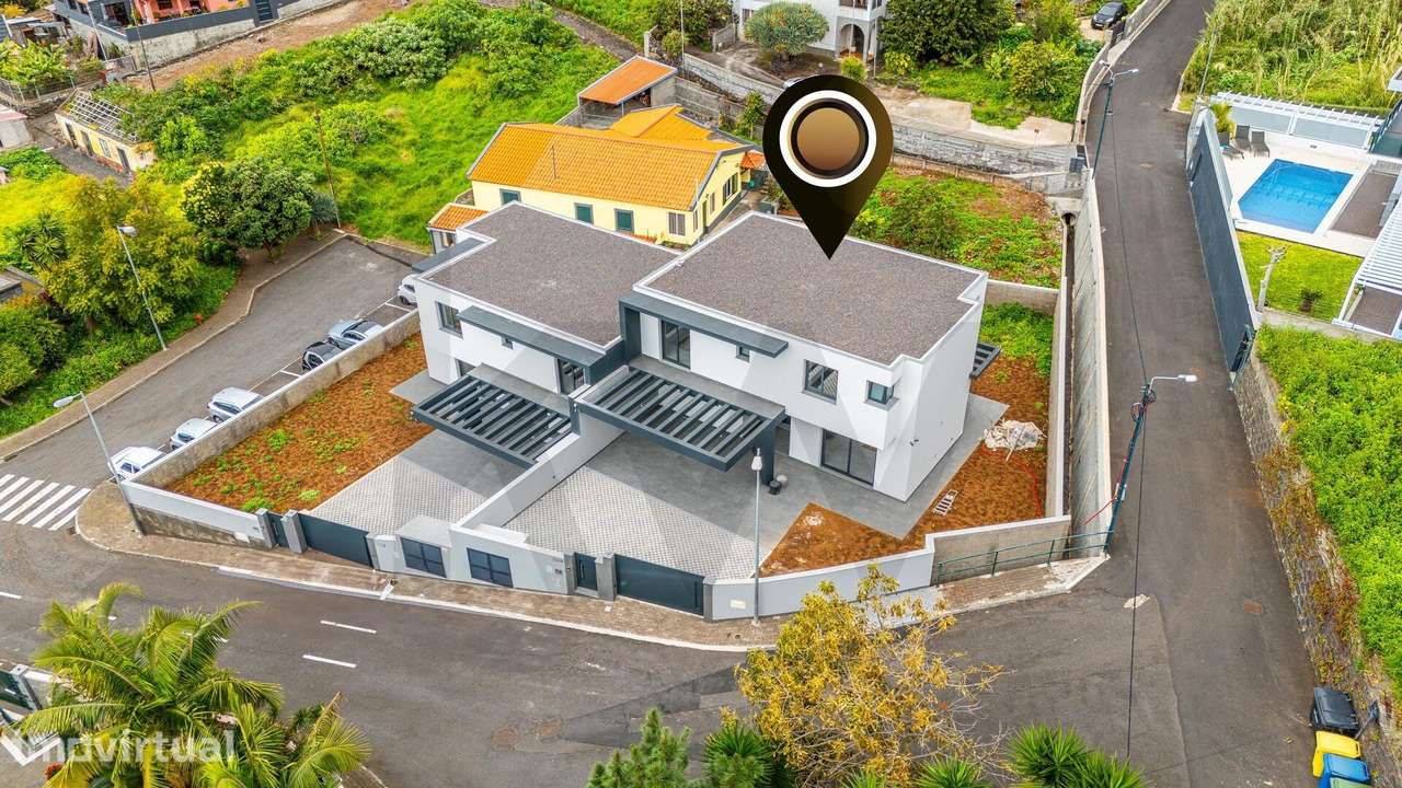 Moradia Moderna T3 em construção | Fração B | São Roque, Funchal | Ilh - Grande imagem: 3/28