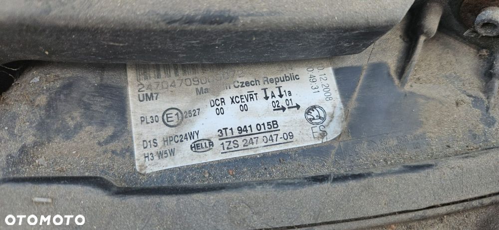 SKODA SUPERB II 08-13 - LAMPA PRZÓD PRZEDNIA LEWA PRAWA XENON - 28