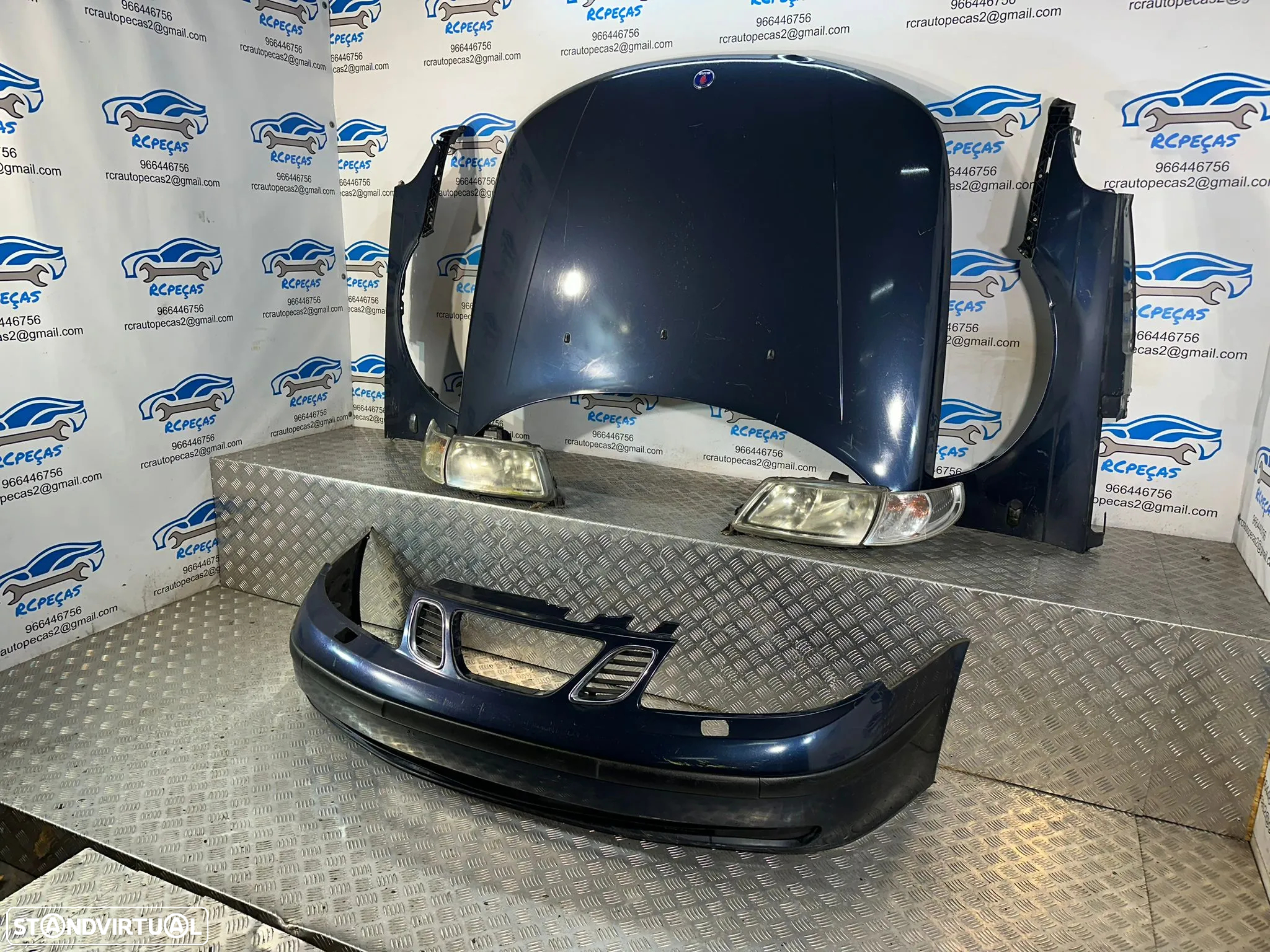 Frente Saab 9-5 YS3E Facelift 2001 - 2009 - 3