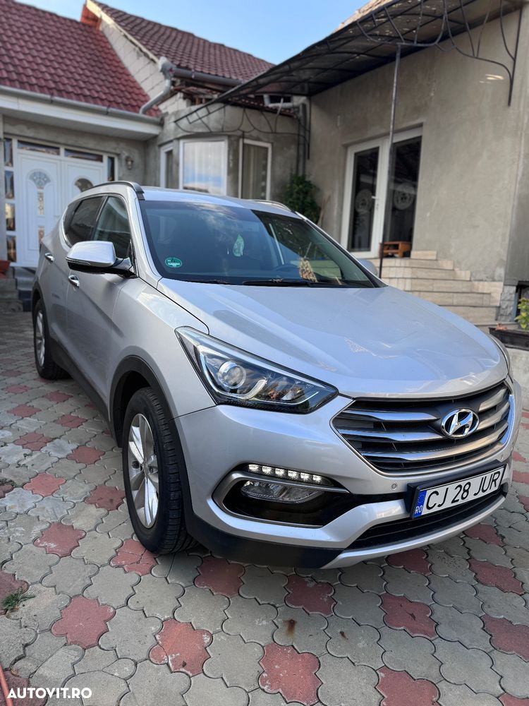 Hyundai Santa Fe blue 2.0 CRDI 4WD Premium - 3