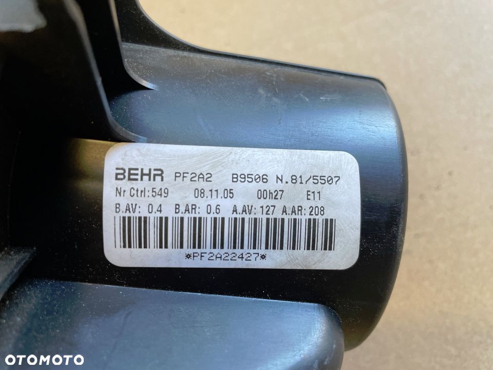 CITROEN C4 PEUGEOT 307 WENTYLATOR DMUCHAWA NAGRZEWNICY PF2A2 - 4
