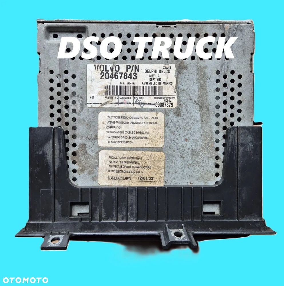 Radio Delphi Delco 20467843 09387879 Volvo P/N - 3