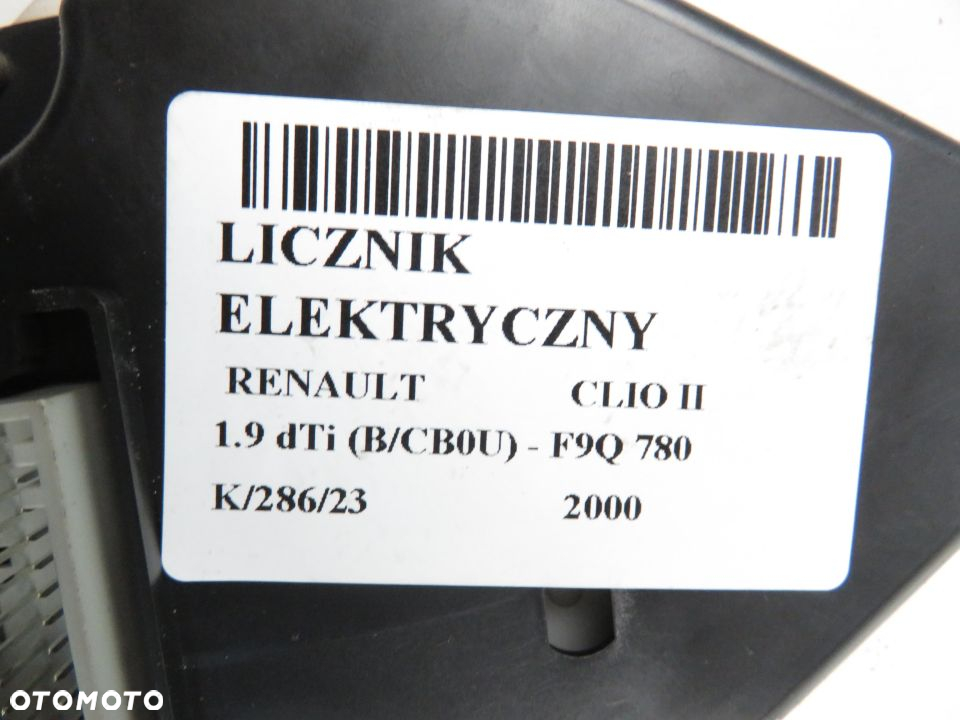 LICZNIK RENAULT CLIO II 1.9 dTi P8200057247 - 8