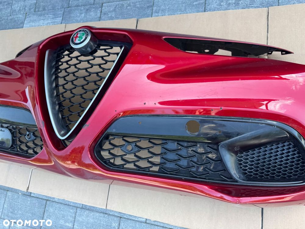 zderzak przód alfa romeo stelvio lift pdc oryginał ładny stan - 8