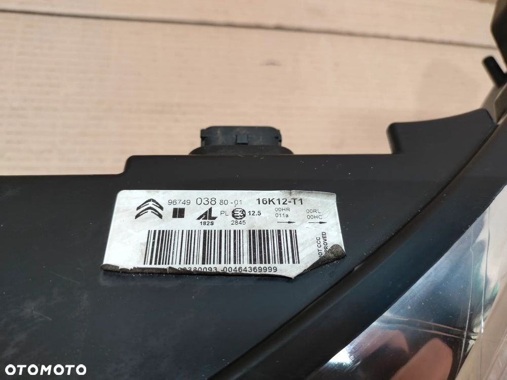 CITROEN DS4 2011-2015 REFLEKTOR LAMPA LEWA PRZÓD UK 9674903880 - 11