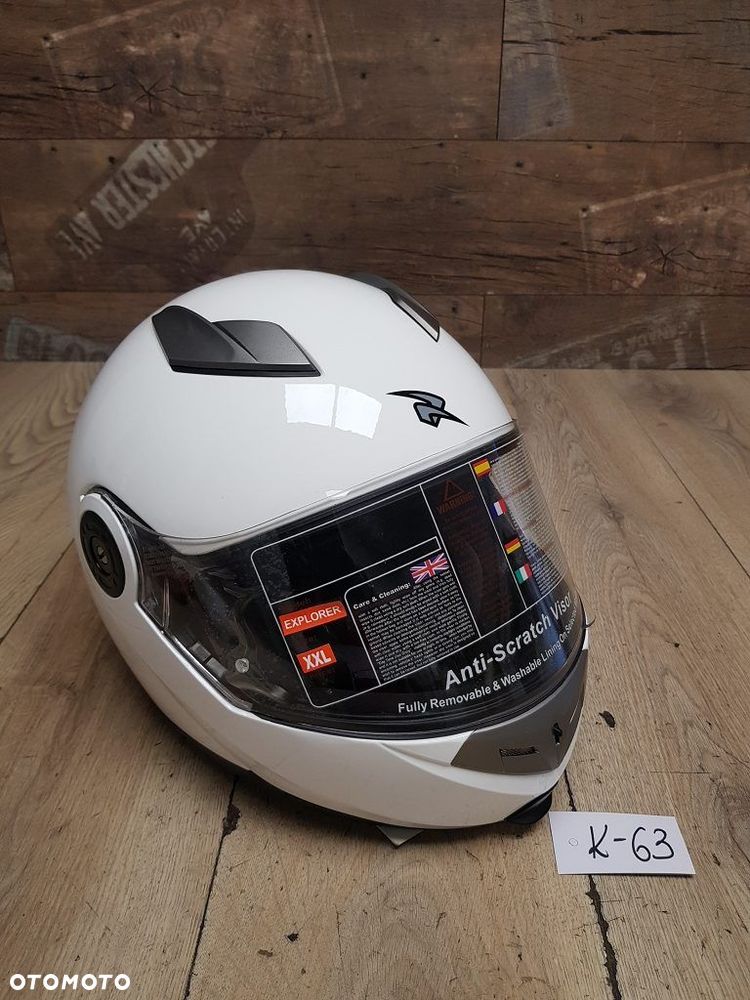Kask motocyklowy szczękowy otwierany Richa RXA Explorer rozmiar XXL - 1