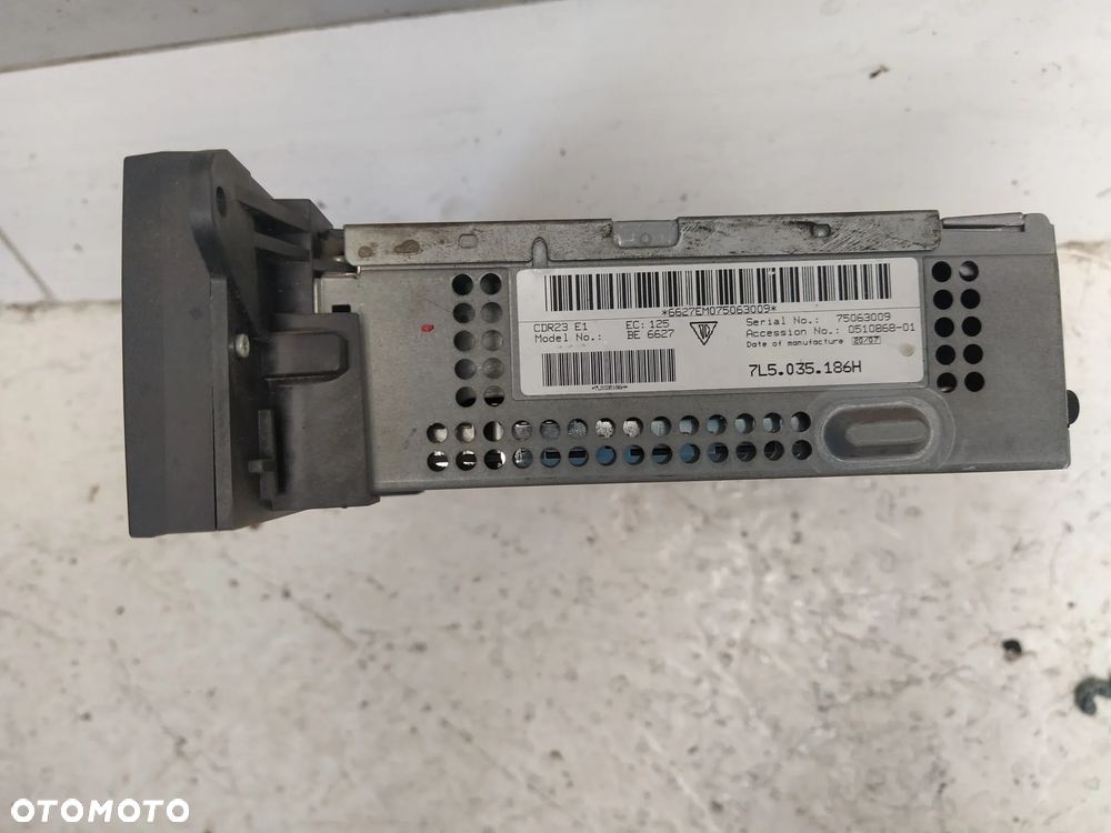 PORSCHE CAYENNE 955 957 RADIO PANEL STEROWANIA CD ORYGINAŁ - 4