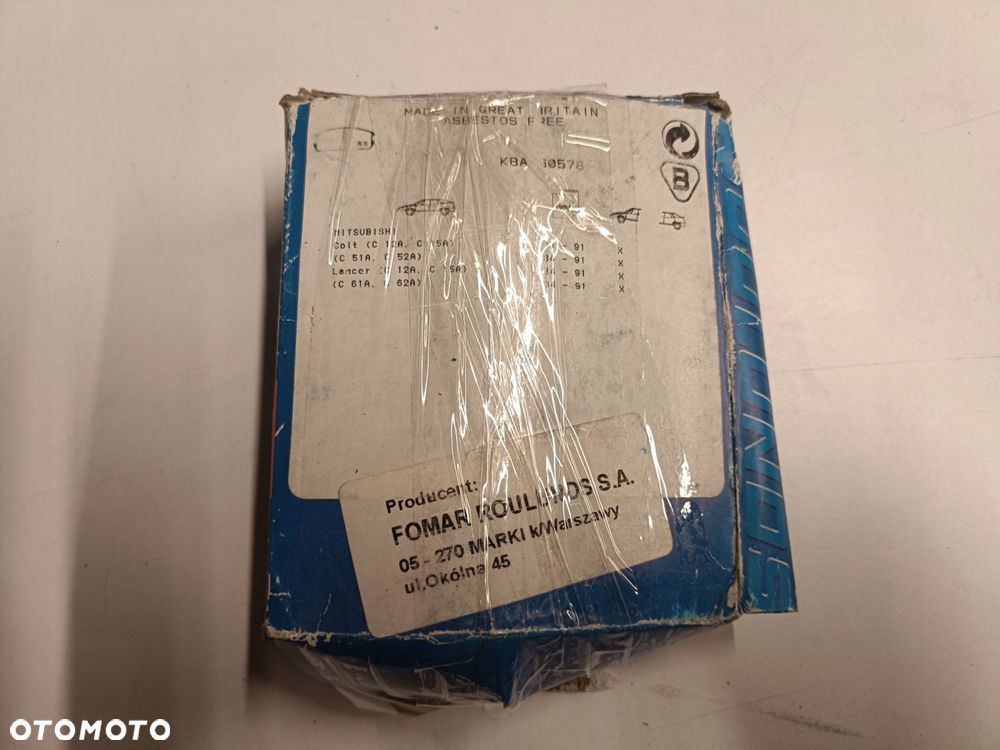 Mitsubishi Colt II III Lancer III PRZEDNIE KLOCKI HAMULCOWE przód 439581 - 1