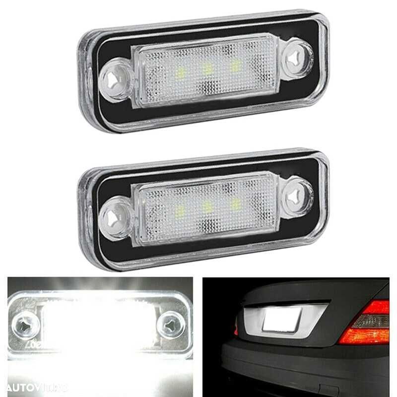 Lampi LED numar Benz Mercedes W203 W211 R171 W219 E220 - 2