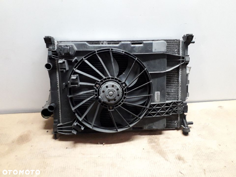 CHŁODNICA WODY KLIMATYZACJI INTERCOOLER WENTYLATOR RENAULT SCENIC II 04R - 4