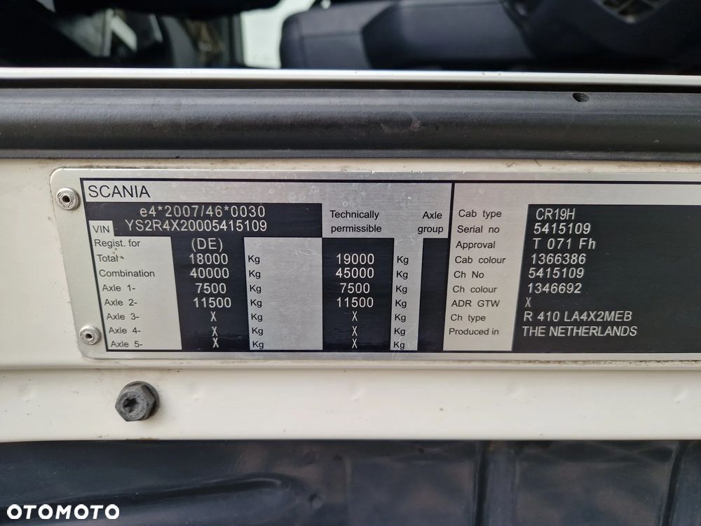 Scania R410 /MEGA/Klima Postojowa Automat Retarder /JVG Gliwice - 13