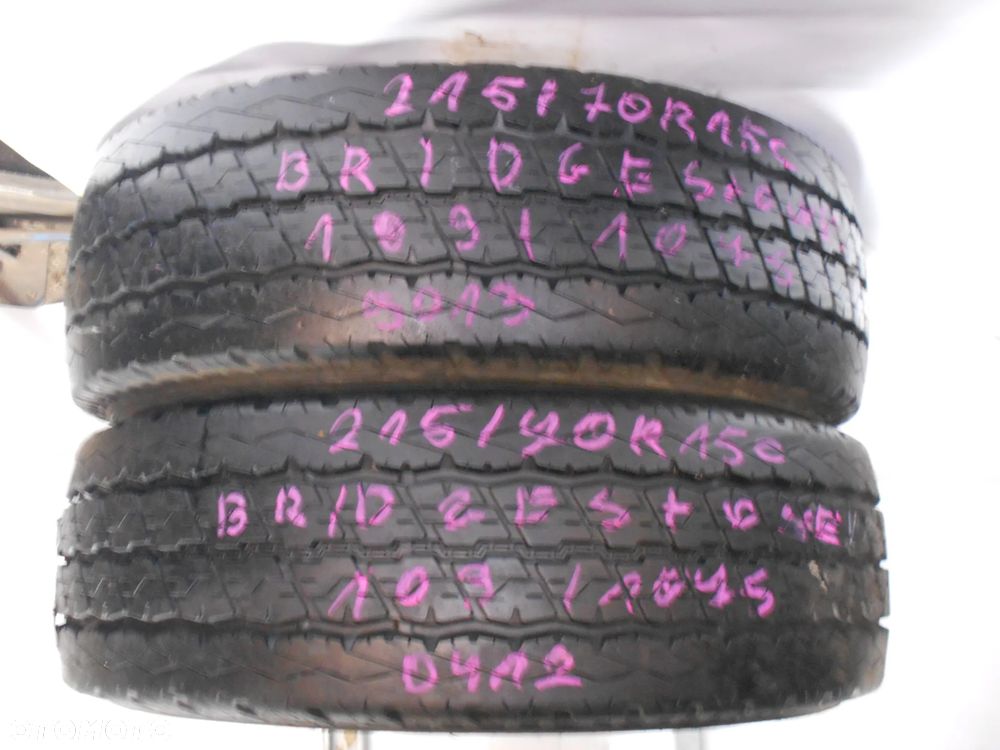 OPONY 215/70R15C BRIDGESTONE DURAVIS R630 DOT 5013 / 0412 11MM - 1