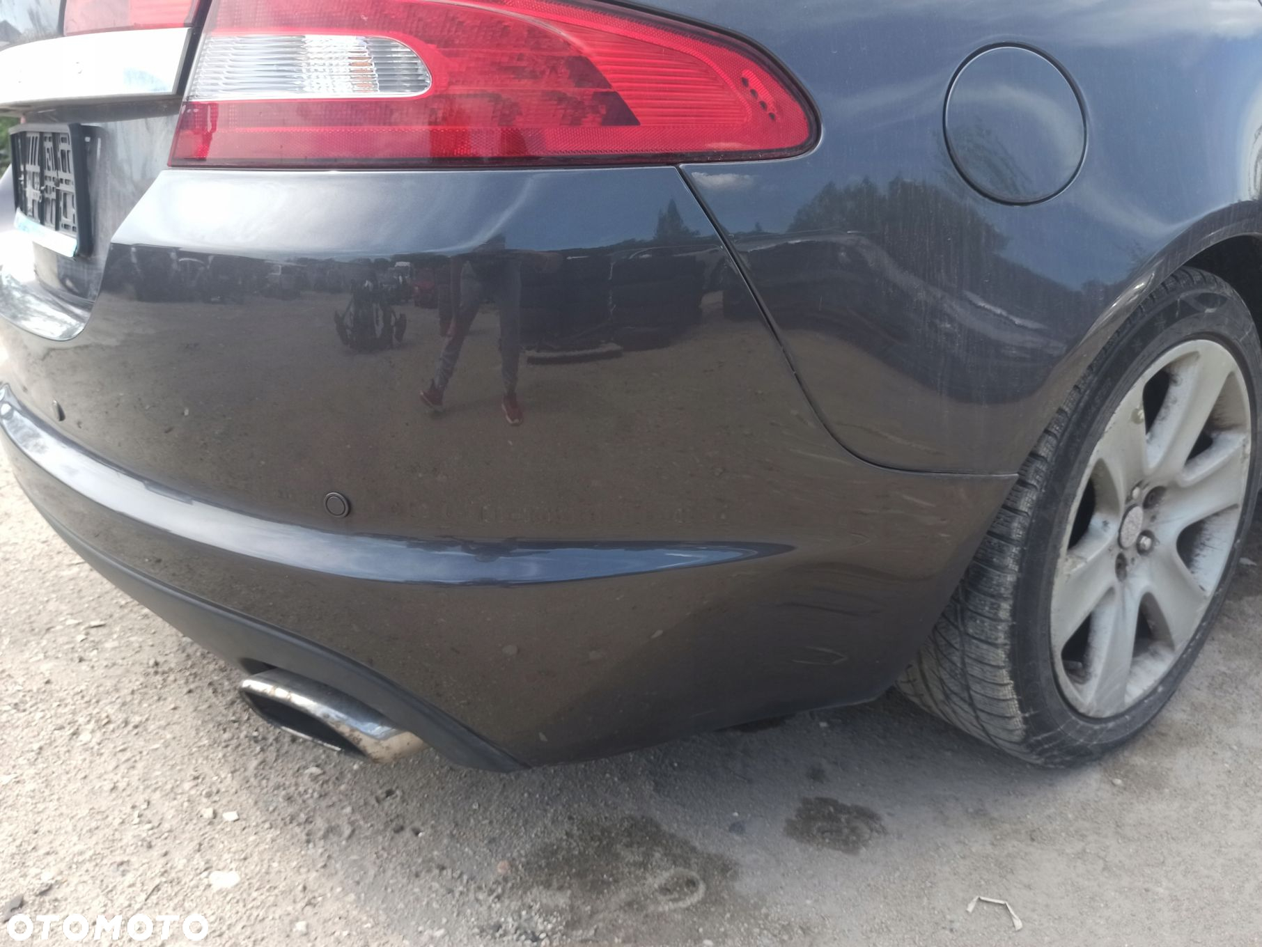 Zderzak tył JAGUAR XF X250 07-12 PDC czujniki parkowania kolor LMN - 11