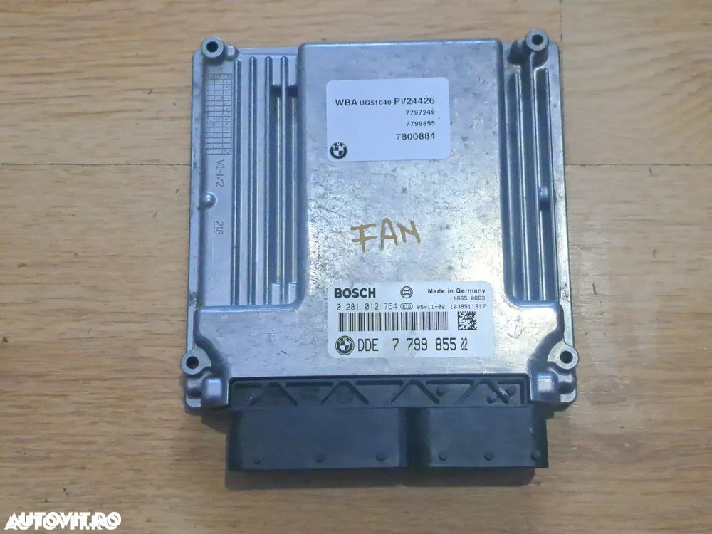 Unitate control ECU calculator Motor DDE Original BMW E87 E90 E91 E60+LCI E61+LCI E83+LCI 2.0d M47 - 1