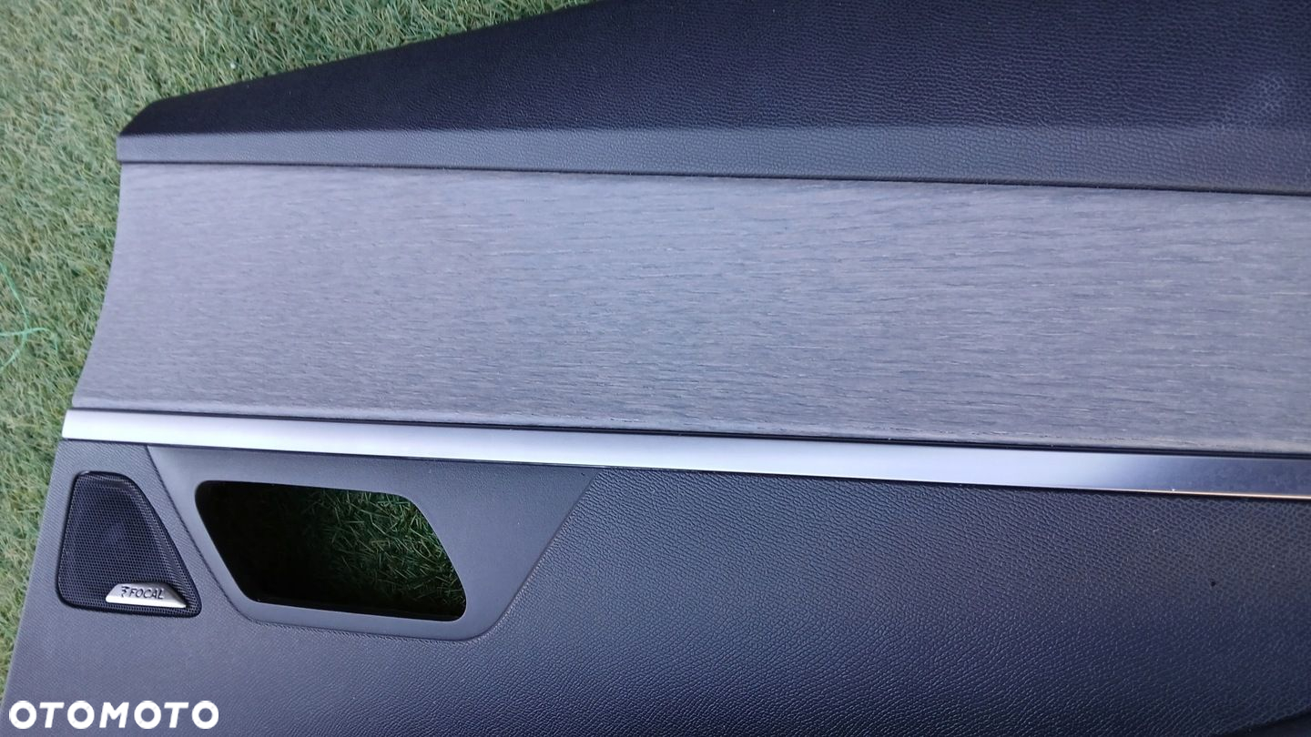 tapicerka boczek prawy tył Peugeot 5008 II pomarańczowa nić - 2