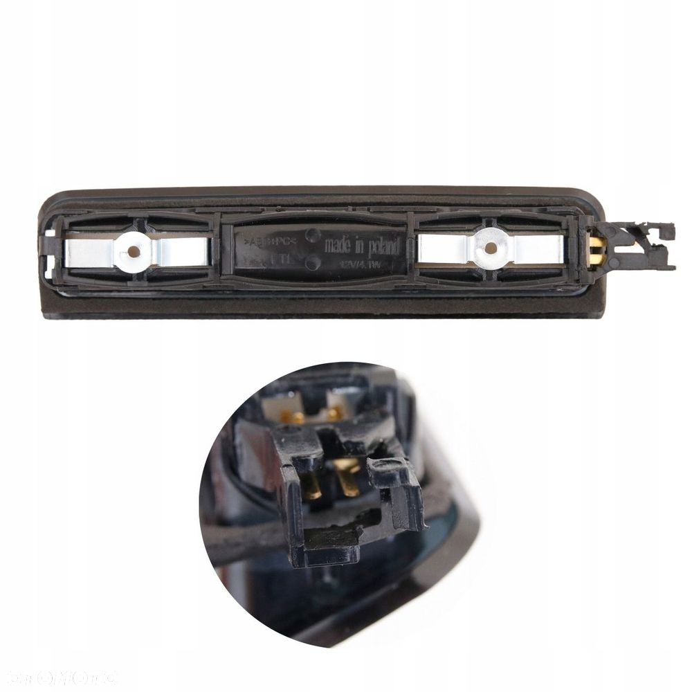 Stop Lampa trzecie 3 światło Led Black Tuning VW Caddy III 3 2k 04-20 Lift - 4