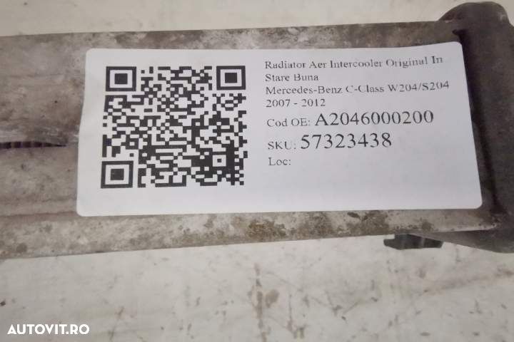 Radiator Aer Intercooler Original In Stare Buna Mercedes-Benz  C-Class - 7