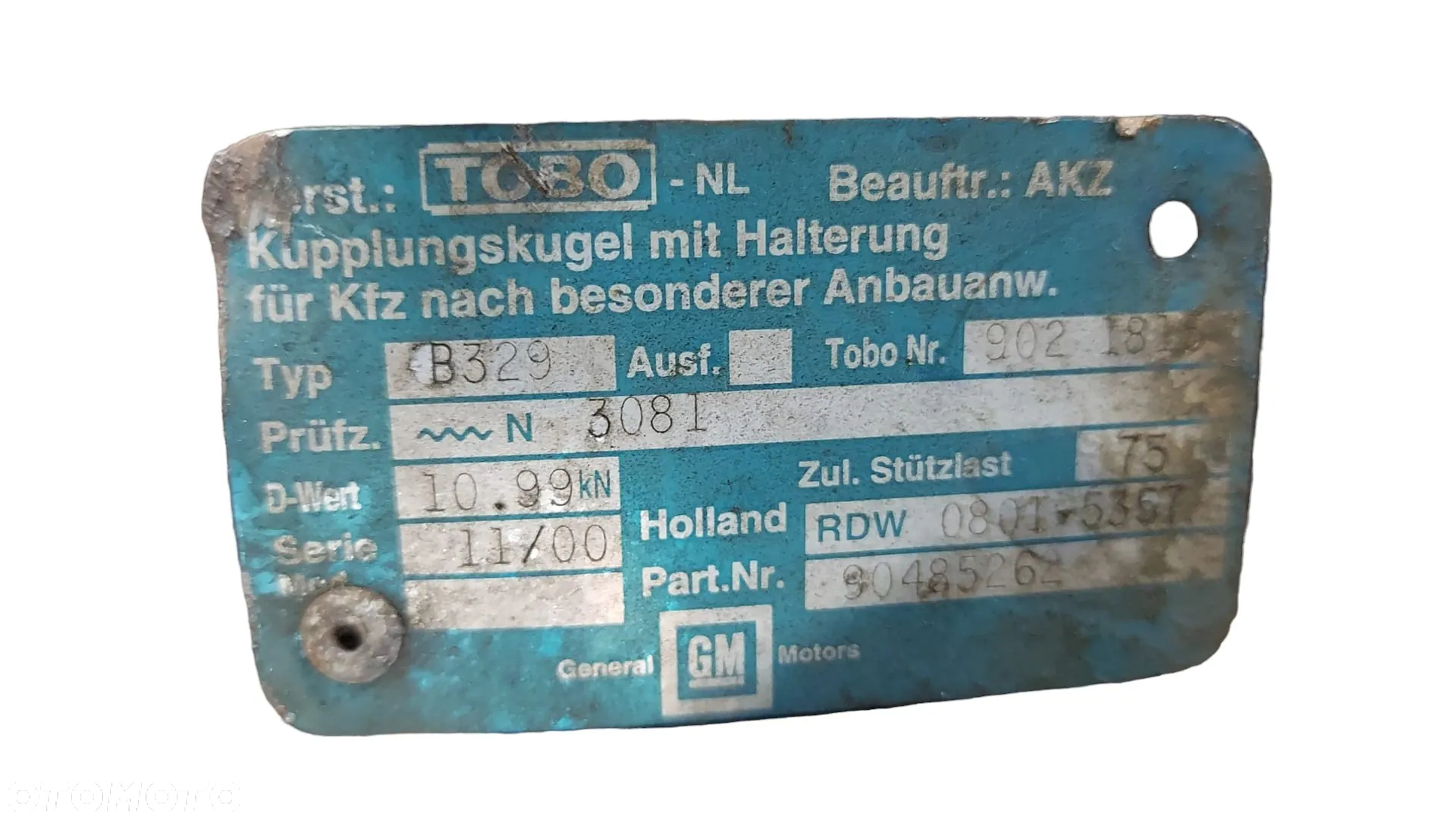 Belka Tył Hak Holowniczy Opel Omega B Oryginał GM 90485263 (1994 – 2003)- Gwarancja Wysyłka - 3