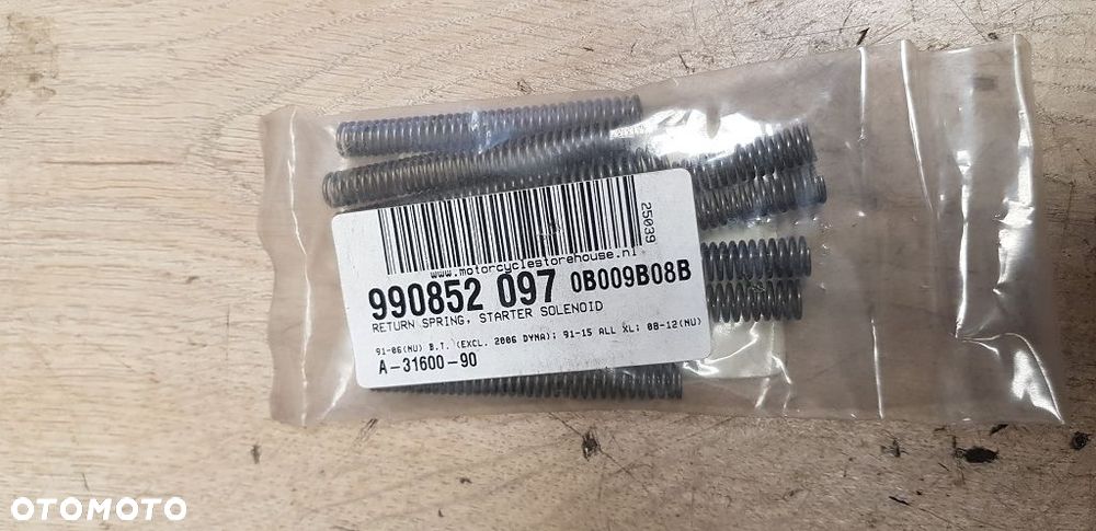 Zestaw sprężyna elektromagnesu MCS 990852 Harley Davidson 31600-90 - 6