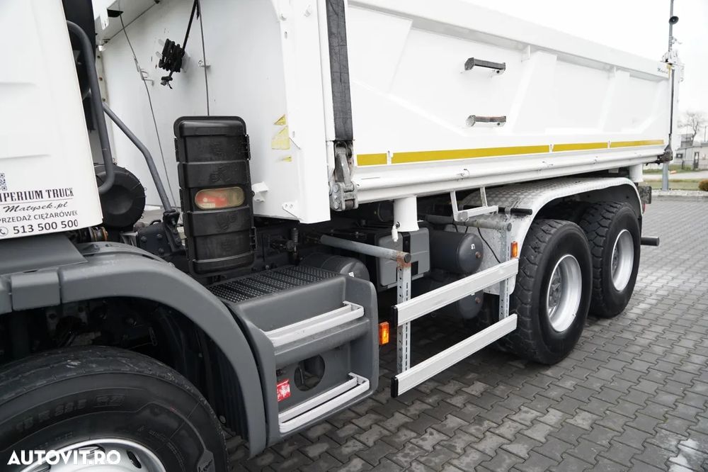 Scania P 410 / 6x4 / BASCULĂ DUBLU / HYDRODOLTA / BOARDMATIC / AUTOMATĂ / EURO 6 - 19