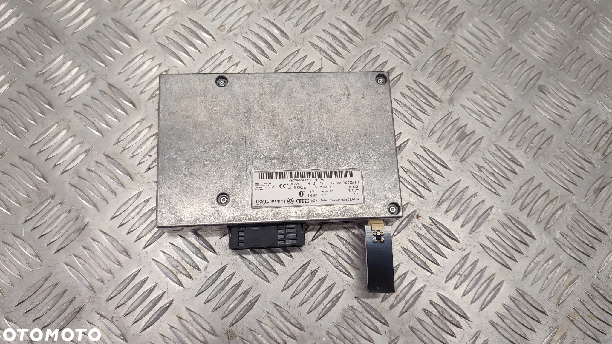 AUDI Q7 05-15R MODUL STEROWNIK BLUETOOTH 4E0862335 - 3