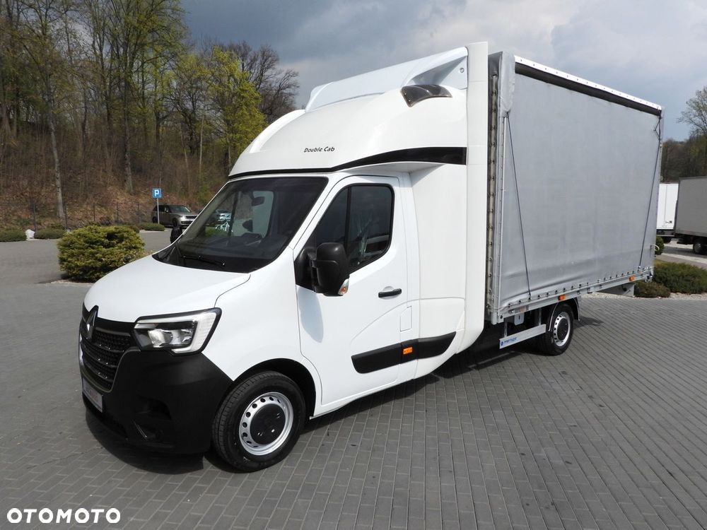 Renault MASTER PLANDEKA 10 PALET WEBASTO TEMPOMAT LEDY PNEUMATYKA KLIMATYZACJA  165KM - 19