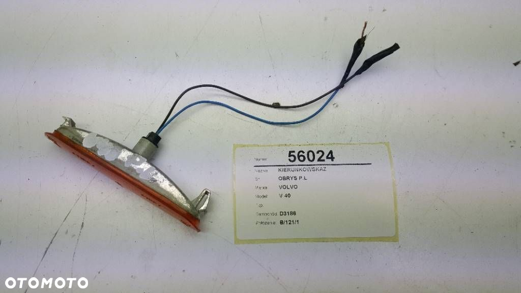OBRYSÓWKA ZDERZAKA VOLVO S40 V40 LIFT PRZÓD LEWA - 2