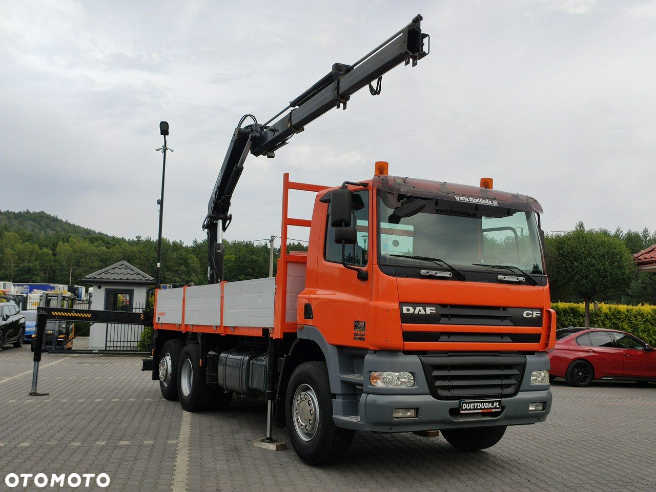 DAF CF 85.380 6x2 Oś Skrętna Skrzynia HDS HIAB 220C  + Pilot - 4