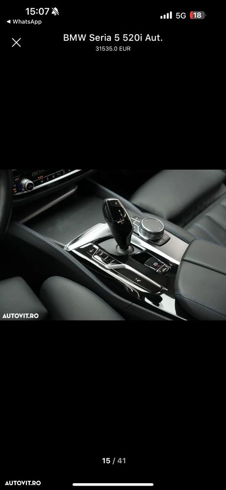 BMW Seria 5 520e AT PHEV - 13