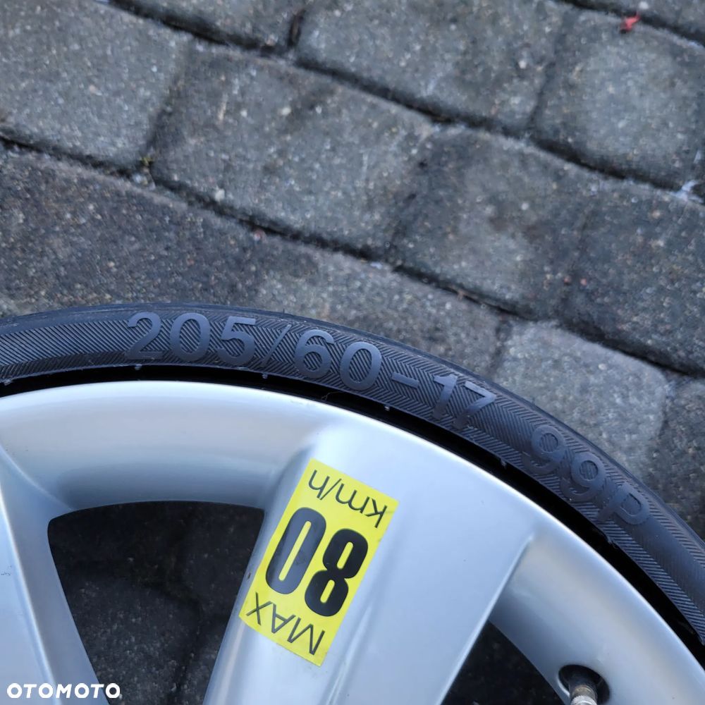 AUDI A6 C6 LIFT ALLROAD KOŁO ZAPASOWE ZAPASÓWKA 205/60/17 17R 4F0601025AS - 6